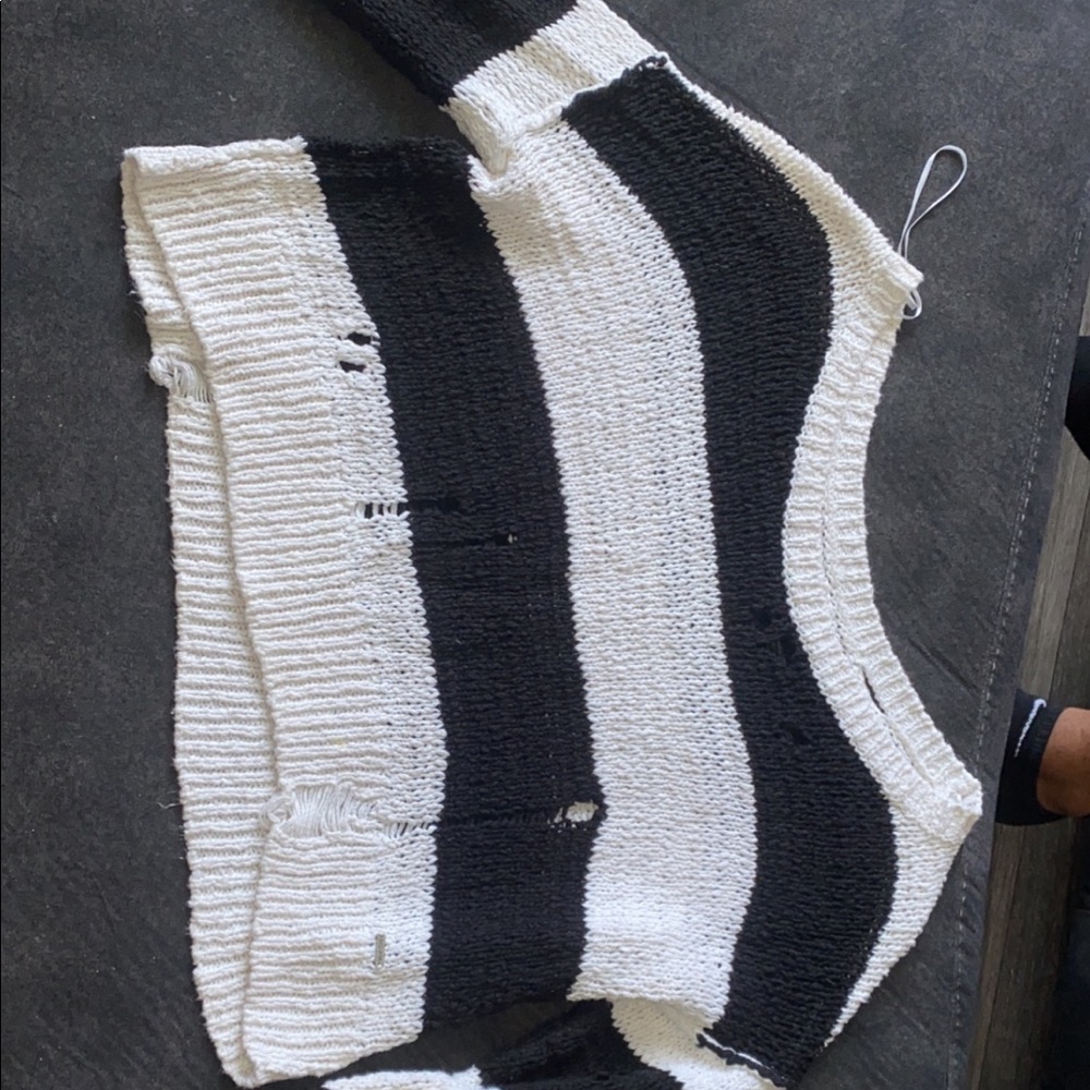 Holister sweater M $10. Fuzzy sweater S $5